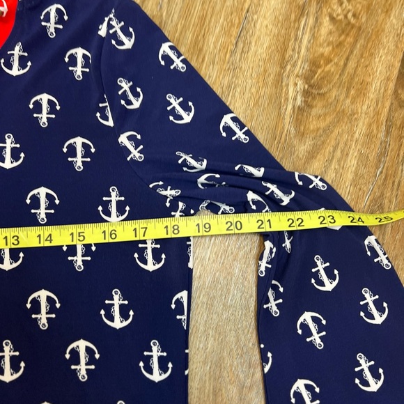 New Macbeth Collection Women's Nautical Hooded Tunic Beach Coverup Sz Small - Picture 14 of 16